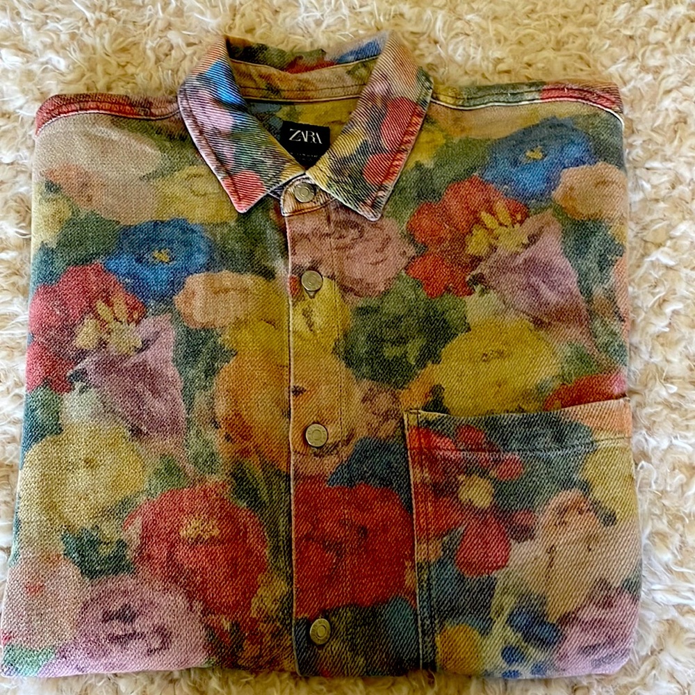 Mens floral shirt